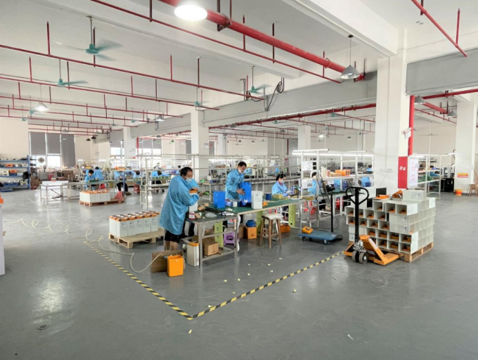 Importación y exportación Co., cadena de producción de la fábrica del Ltd. 3 de Shenzhen Passional