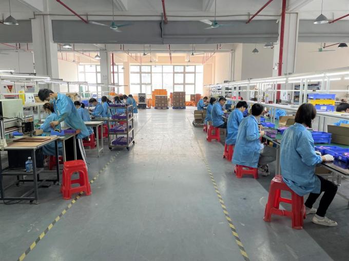 Importación y exportación Co., cadena de producción de la fábrica del Ltd. 4 de Shenzhen Passional