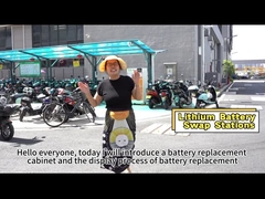 Batería que intercambia la estación